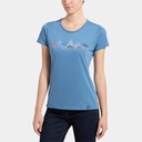 Peaks T-Shirt Women Moonlight