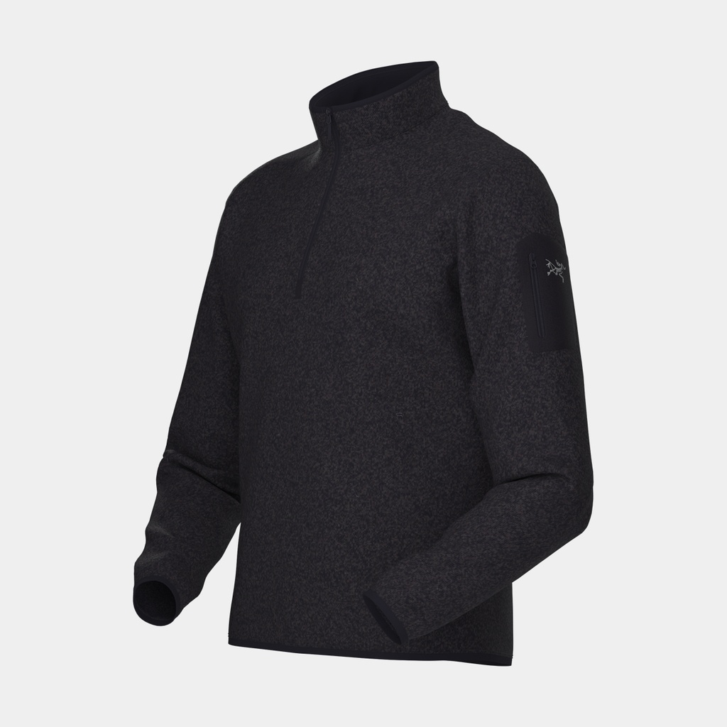 Covert 1/2 Zip Black Heather II