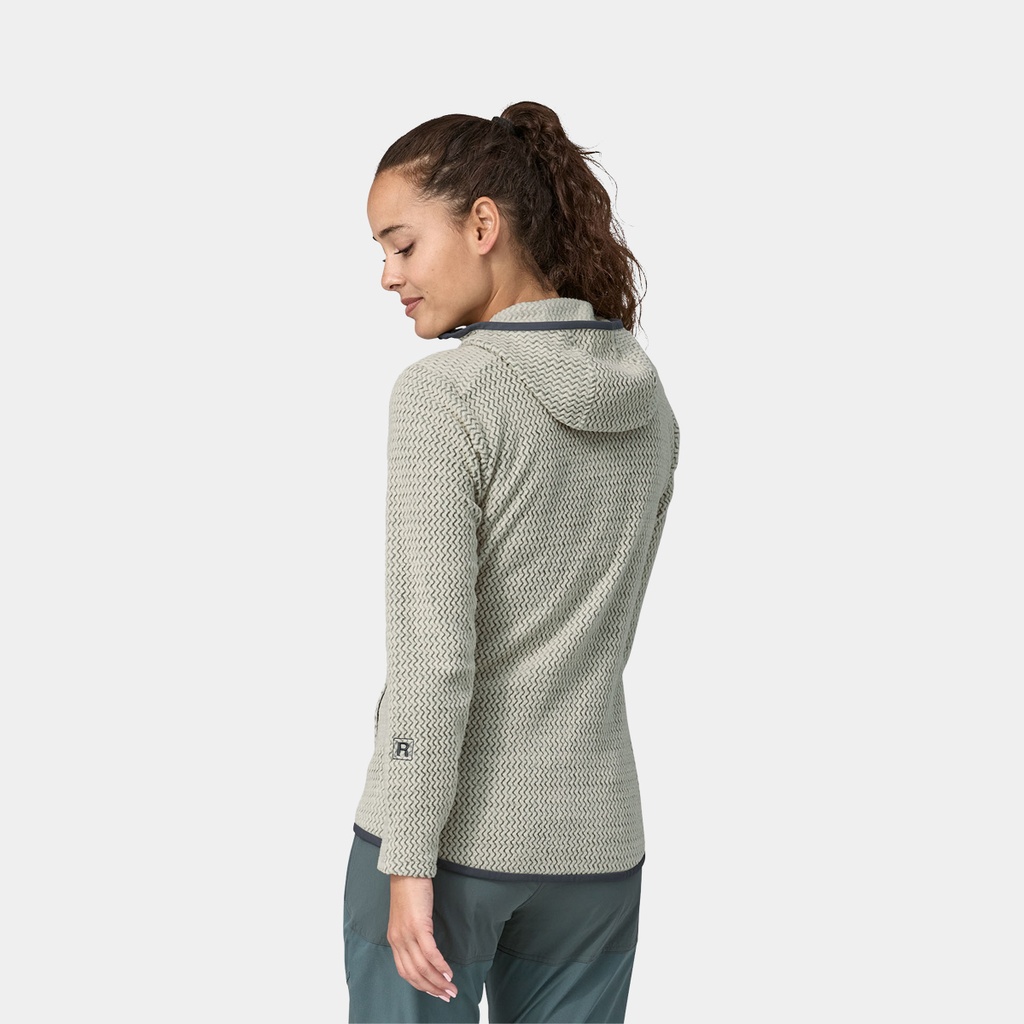 R1 Air Full-Zip Hoody Women Wool White