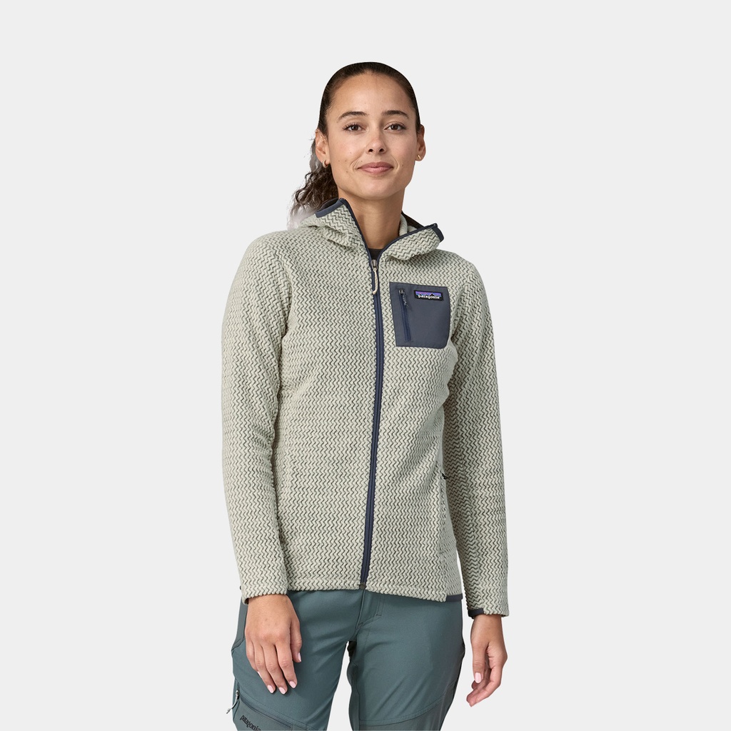 R1 Air Full-Zip Hoody Women Wool White