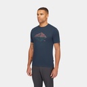 Basecamp Logo Badge Tee Tempest Blue