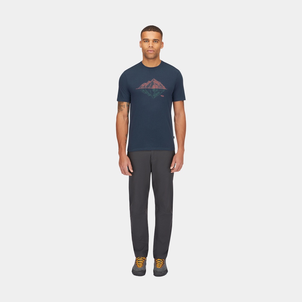 Basecamp Logo Badge Tee Tempest Blue