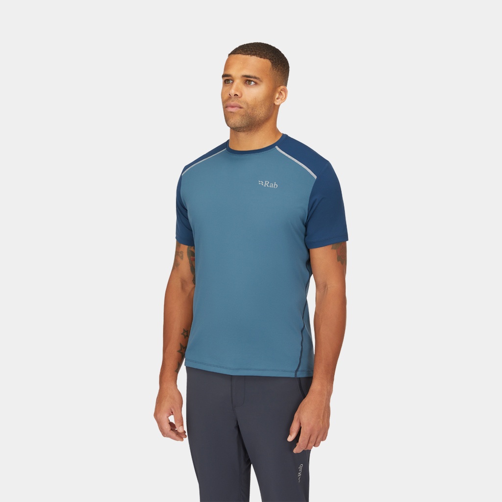 Crimp Reflection Tee Tempest Blue