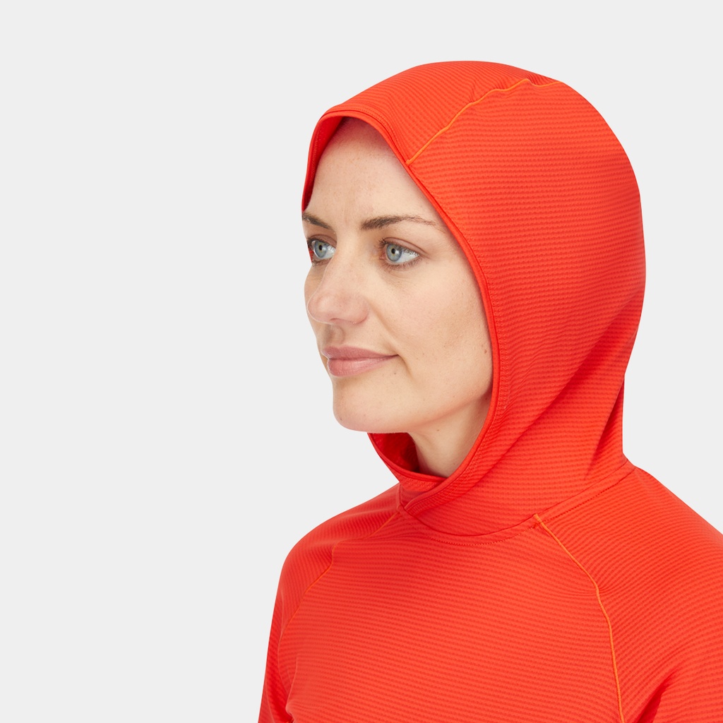 Sonic Hoody Woomen Red Grapefruit
