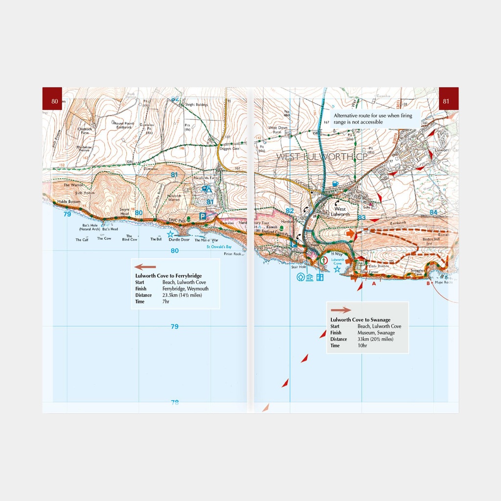 South West Coast Path Map Booklet / Plymouth to Poole