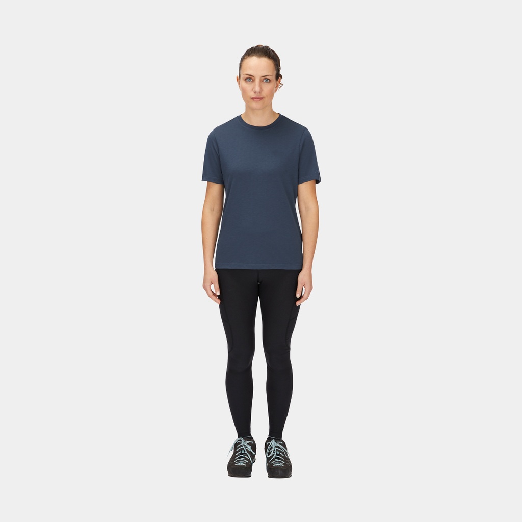 Crimp Logo Tee Women Sahara
