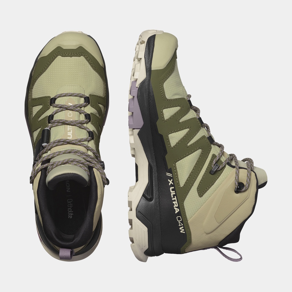 X Ultra 4 Mid GTX Women Alfalfa / Deep Lichen Green / Almond Milk