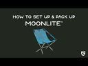 Moonlite Reclining Camp Chair Black Pearl
