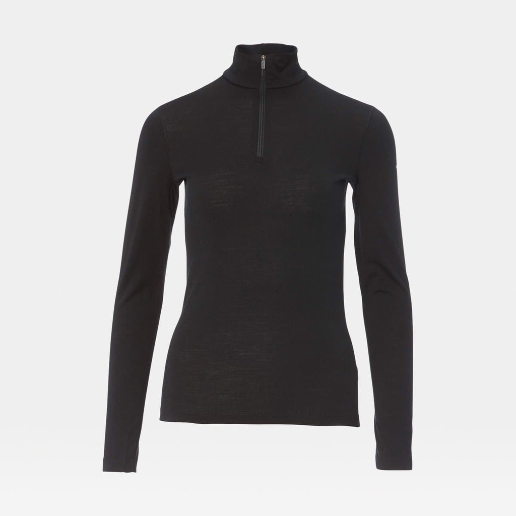 Oasis Long Sleeves Half Zip 200 Women Black