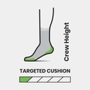 Performance Hike Targeted Cushion Crew Socks Hike Medium Gray