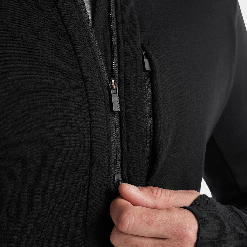 Quantum III Long Sleeves Zip Metro/Heather/Black (copie)