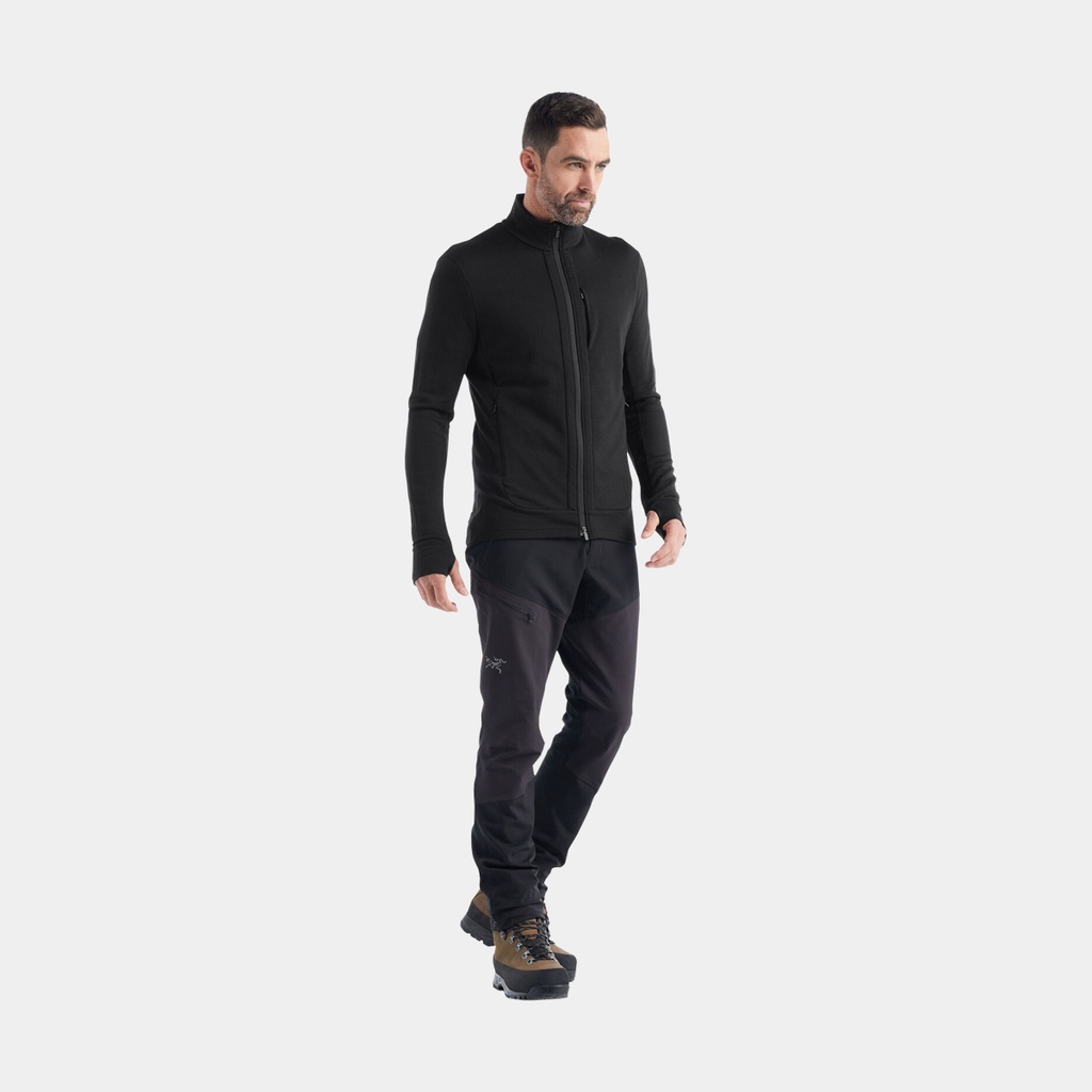 Quantum III Long Sleeves Zip Metro/Heather/Black (copie)