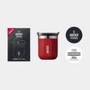 Octaroma Vacuum Insulated Coffee Mug 180ml Carmine Red