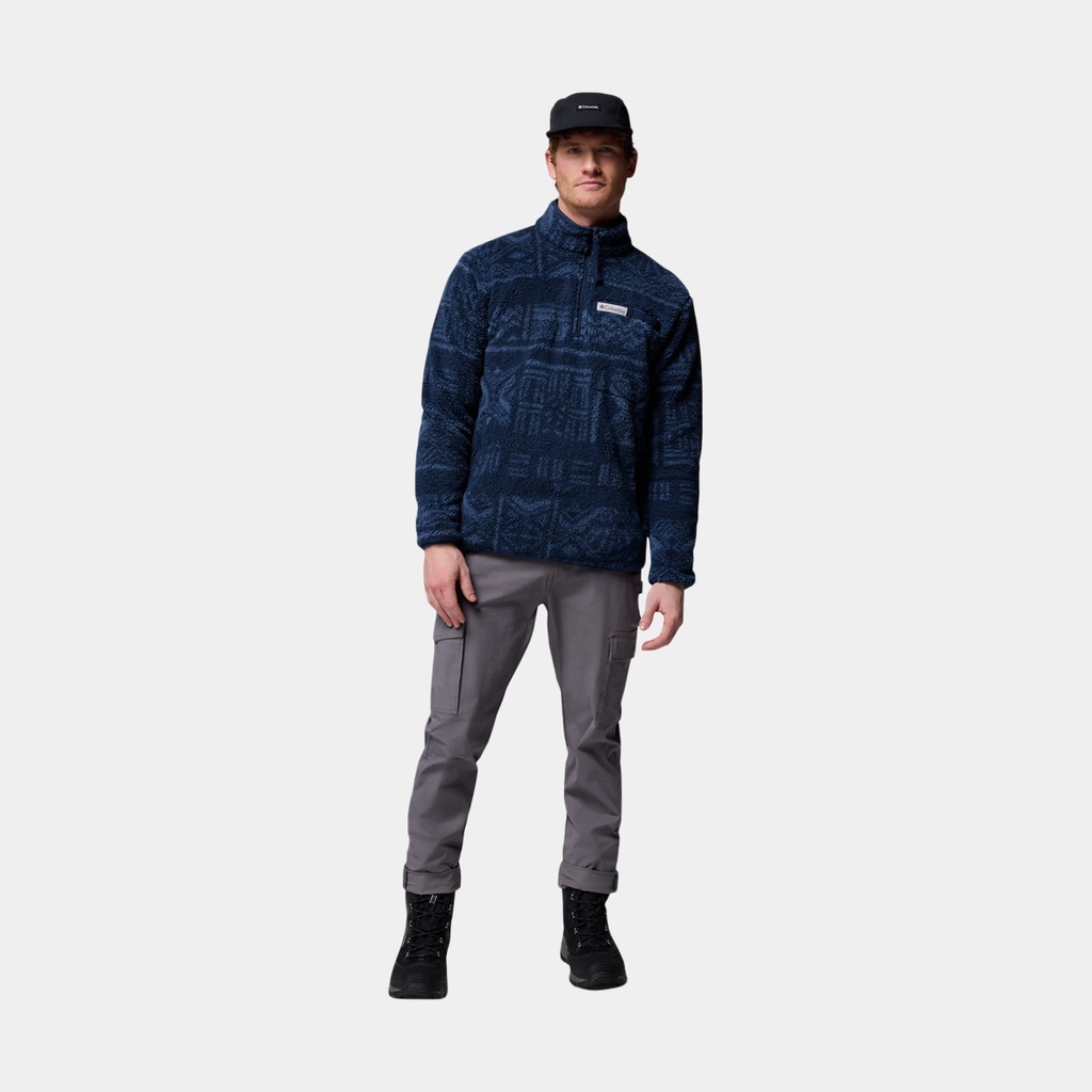 Rugged Ridge High Pile Half Zip Black Deschutes Days