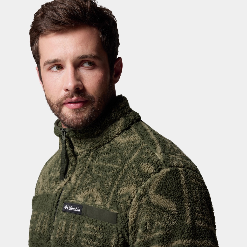 Rugged Ridge High Pile Half Zip Black Deschutes Days