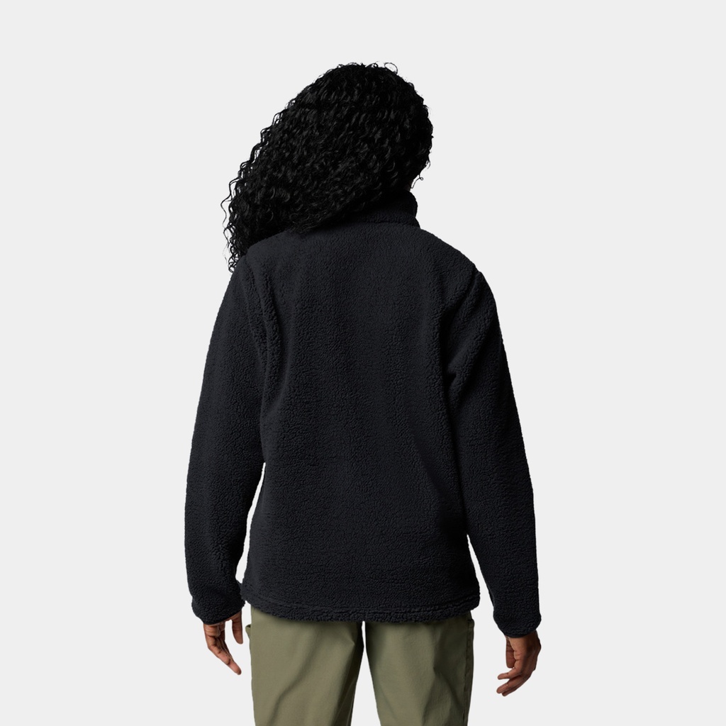 Rugged Ridge High Pile Half Zip Black Deschutes Days
