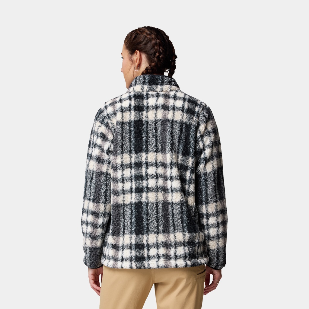 Rugged Ridge High Pile Half Zip Black Deschutes Days
