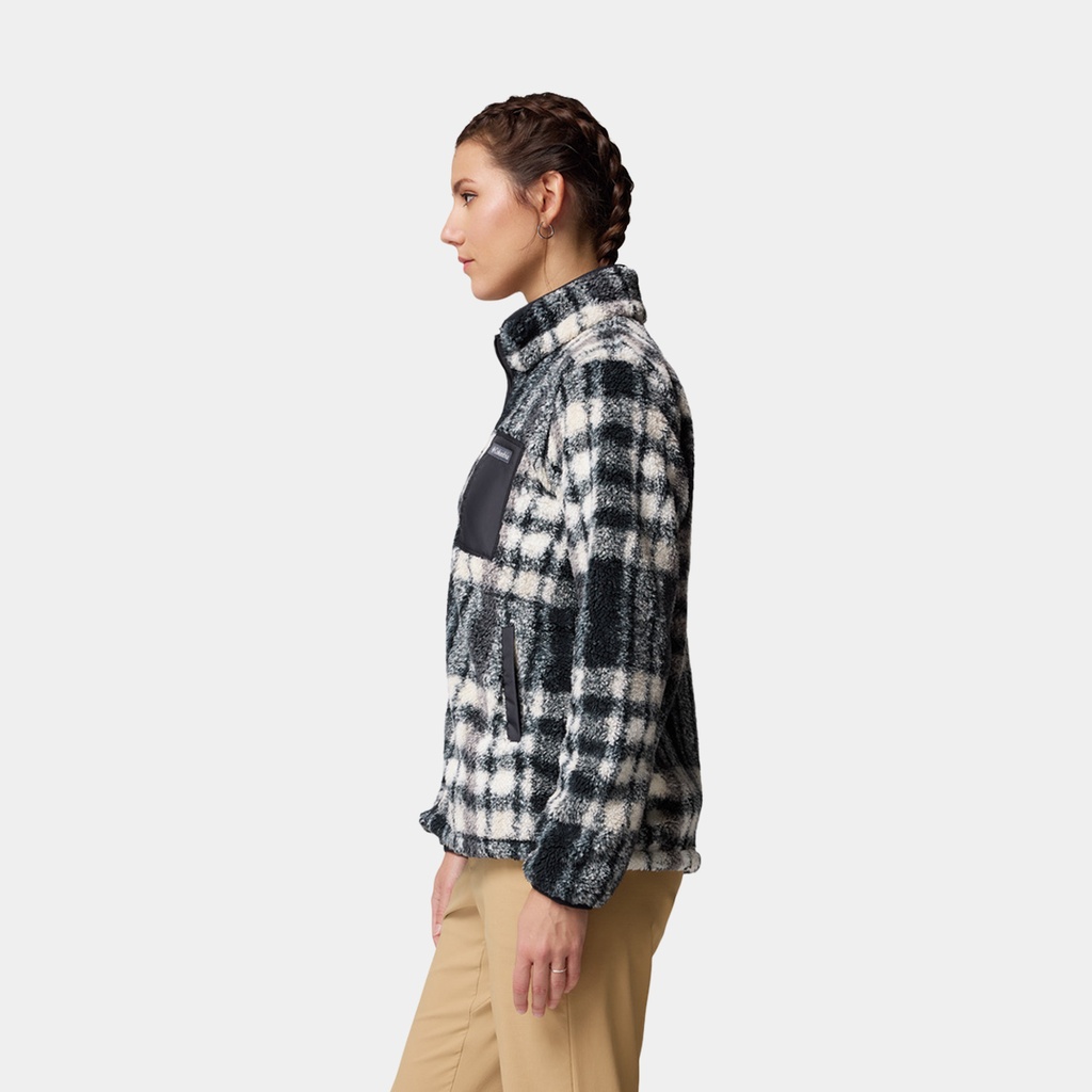 Rugged Ridge High Pile Half Zip Black Deschutes Days