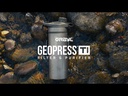 Geopress Purifier Bottle Titanium Coyote Brown