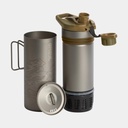 Geopress Purifier Bottle Titanium Covert Black