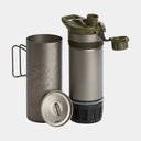 Geopress Purifier Bottle Titanium Covert Black