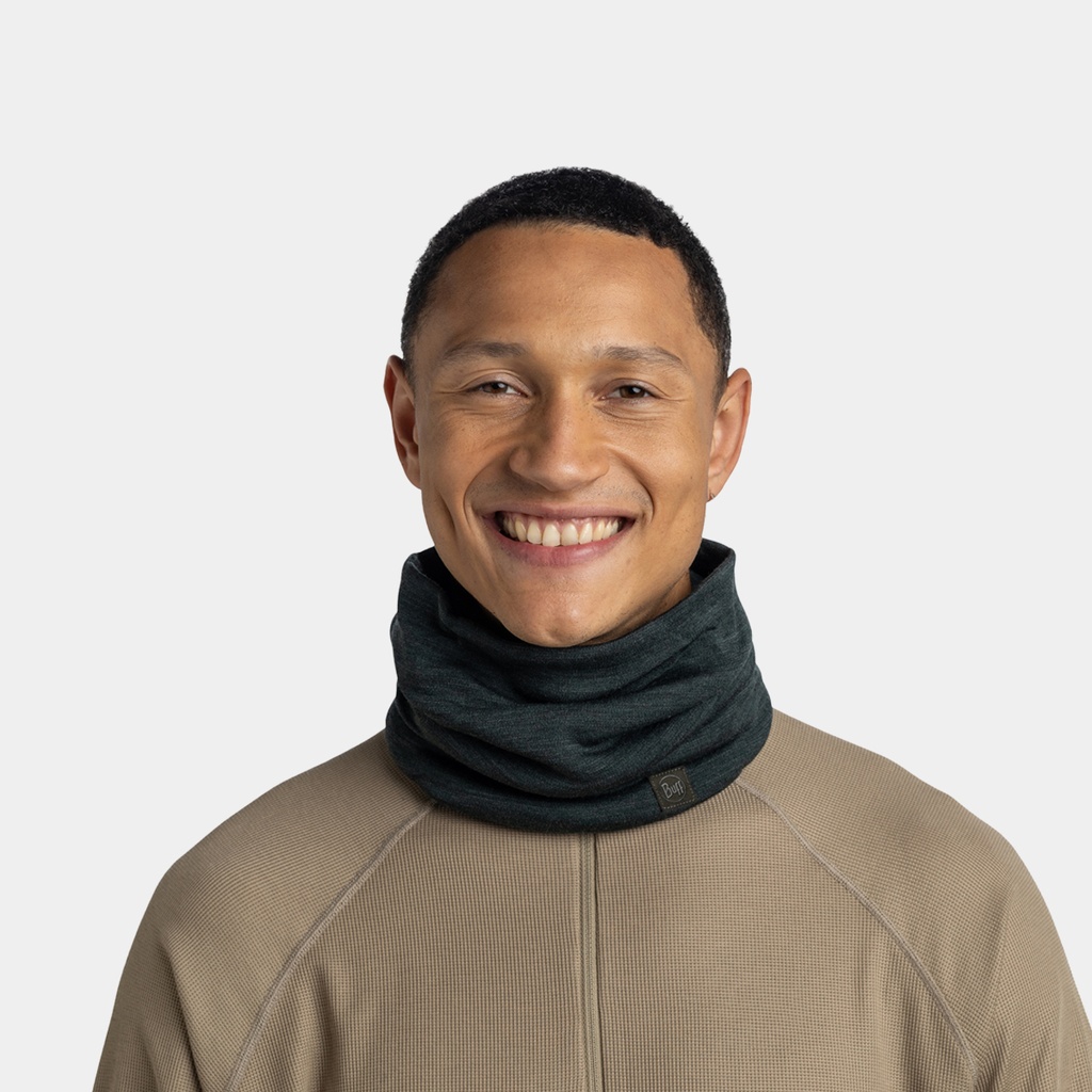 Heavyweight Merino Wool Tubular Solid Forest