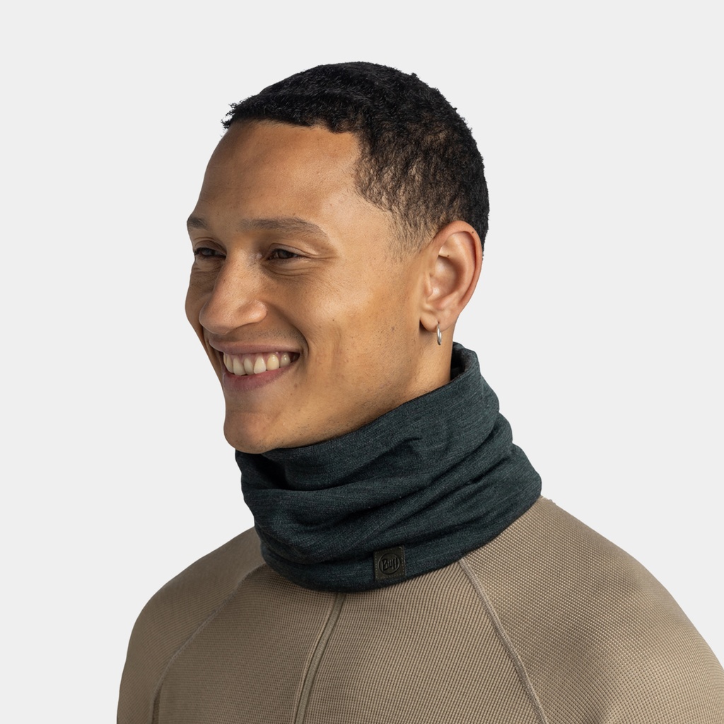 Heavyweight Merino Wool Tubular Solid Forest