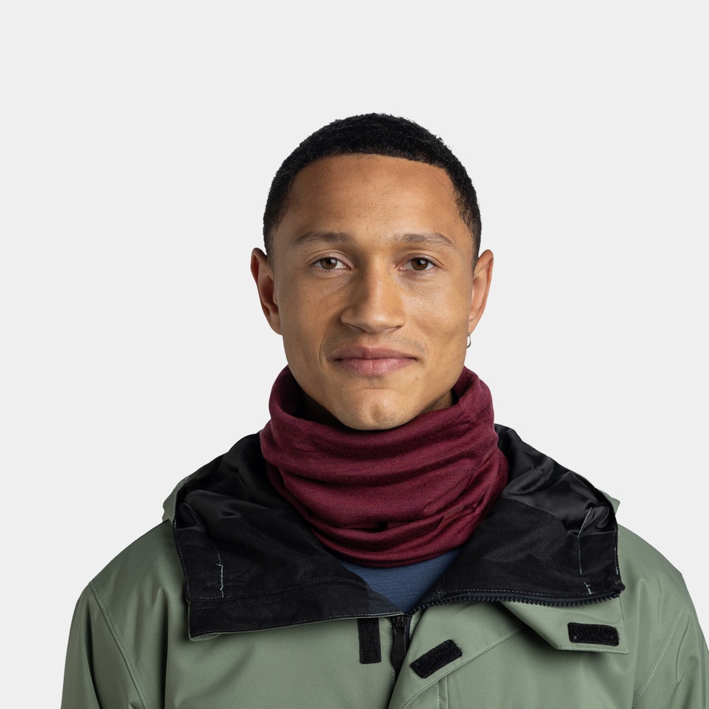 Heavyweight Merino Wool Tubular Solid Forest