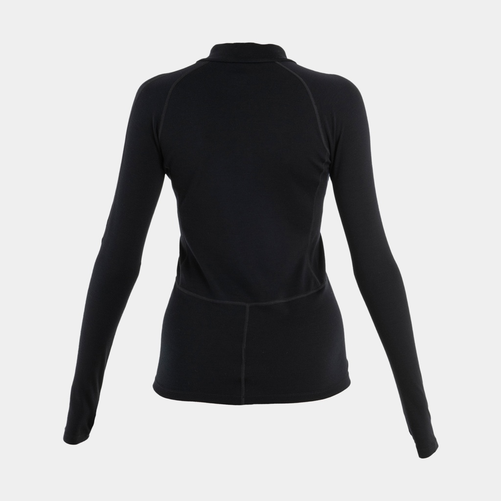 MerinoFine Polar Long Sleeves Half Zip 300 Women Black