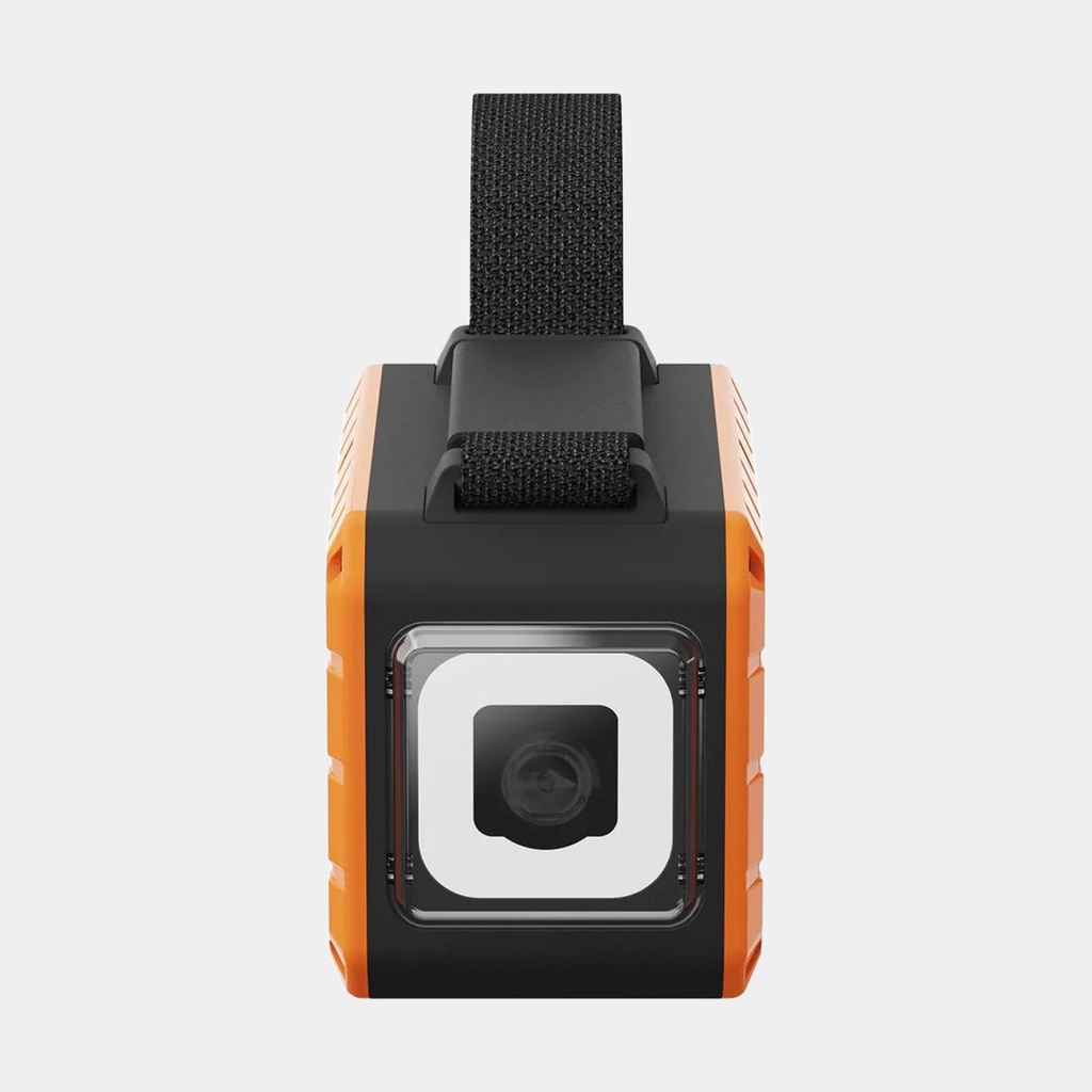 100W Rugged Flashlight Power Bank 40.000mAh Torch Black / Orange