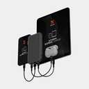 100W Rugged Flashlight Power Bank 40.000mAh Torch Black / Orange