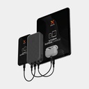 100W Rugged Flashlight Power Bank 40.000mAh Torch Black / Orange