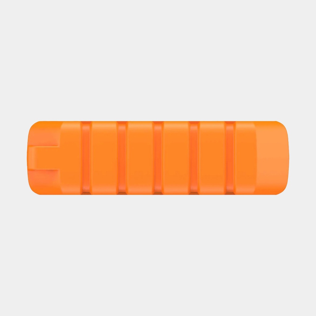 100W Rugged Flashlight Power Bank 40.000mAh Torch Black / Orange
