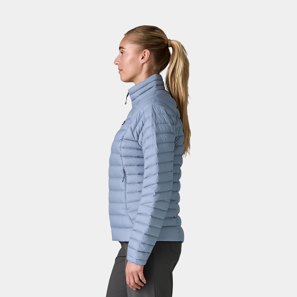 Down Sweater Jacket Women Barnacle Blue