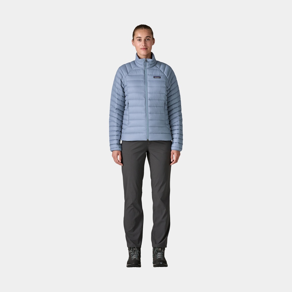 Down Sweater Jacket Women Barnacle Blue