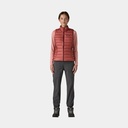 Down Sweater Jacket Women Potters Red