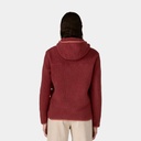 Retro Pile Fleece Vest Women Natural w/Ellwood Green
