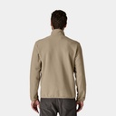 Retro Pile Fleece Vest Women Natural w/Ellwood Green