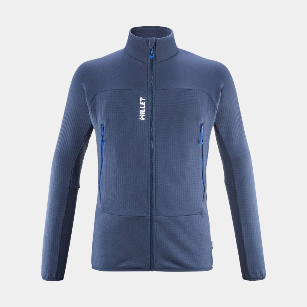 Fusion Grid Jacket Dark Denim