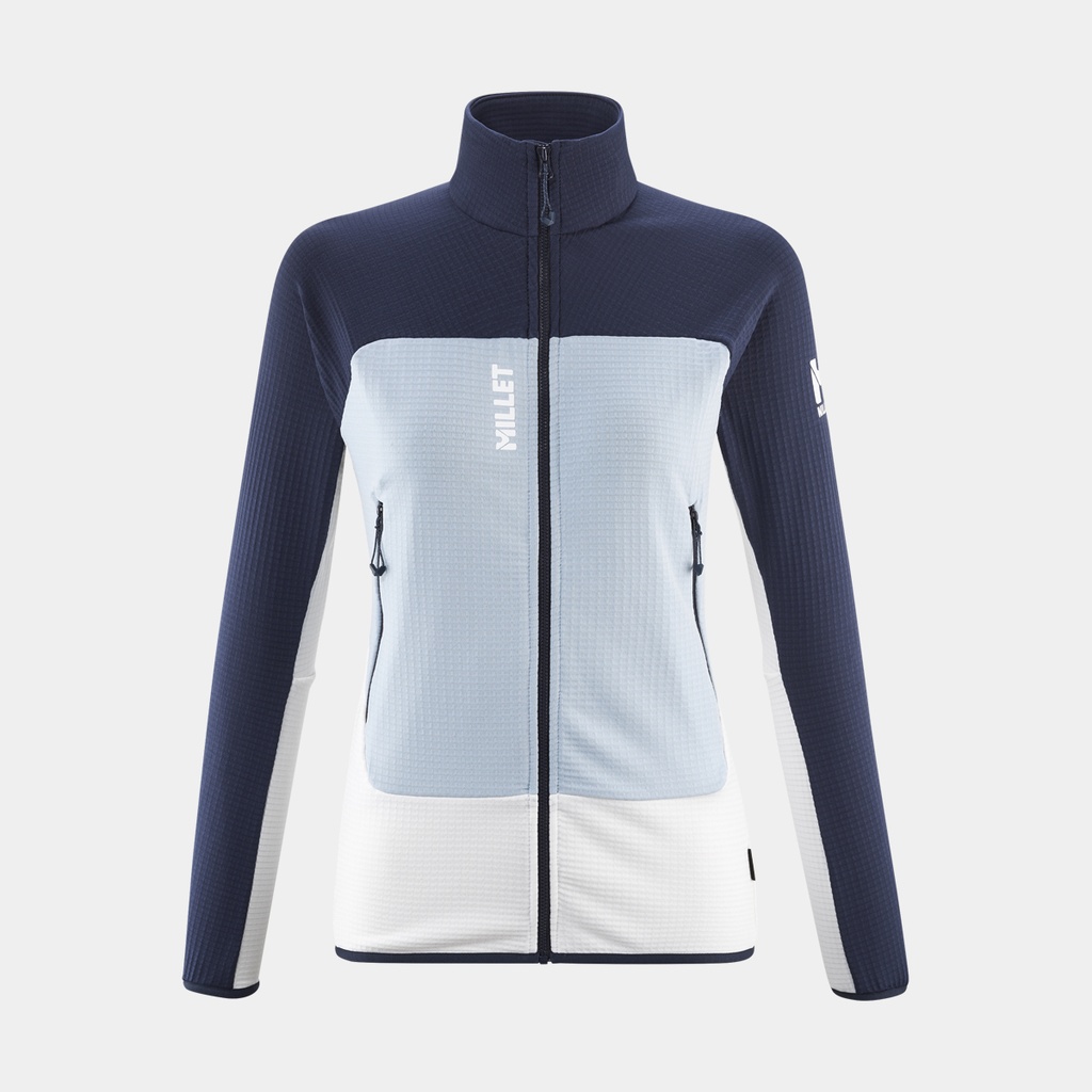 Fusion Grid Jacket Women Foggy Dew / Saphir