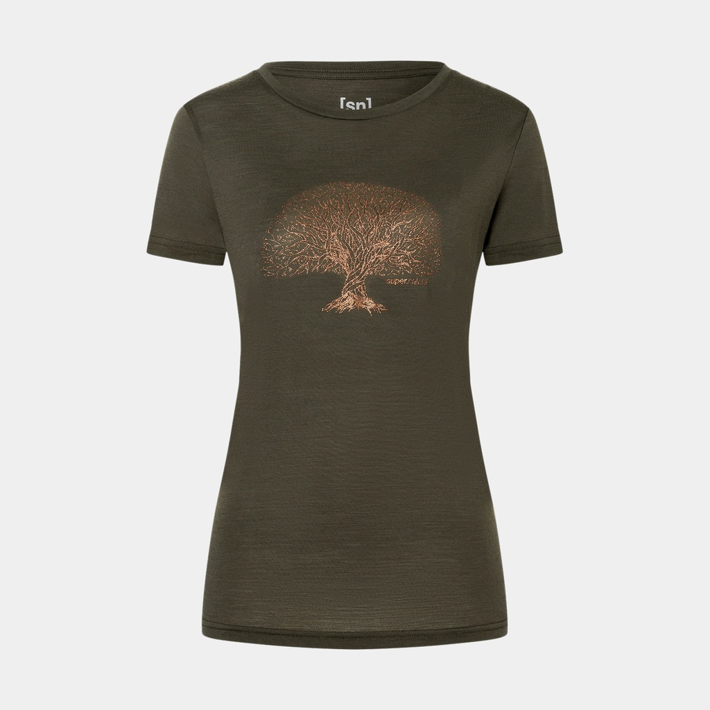 Tree Of Knowledge Tee Women Black Ink / Cooper