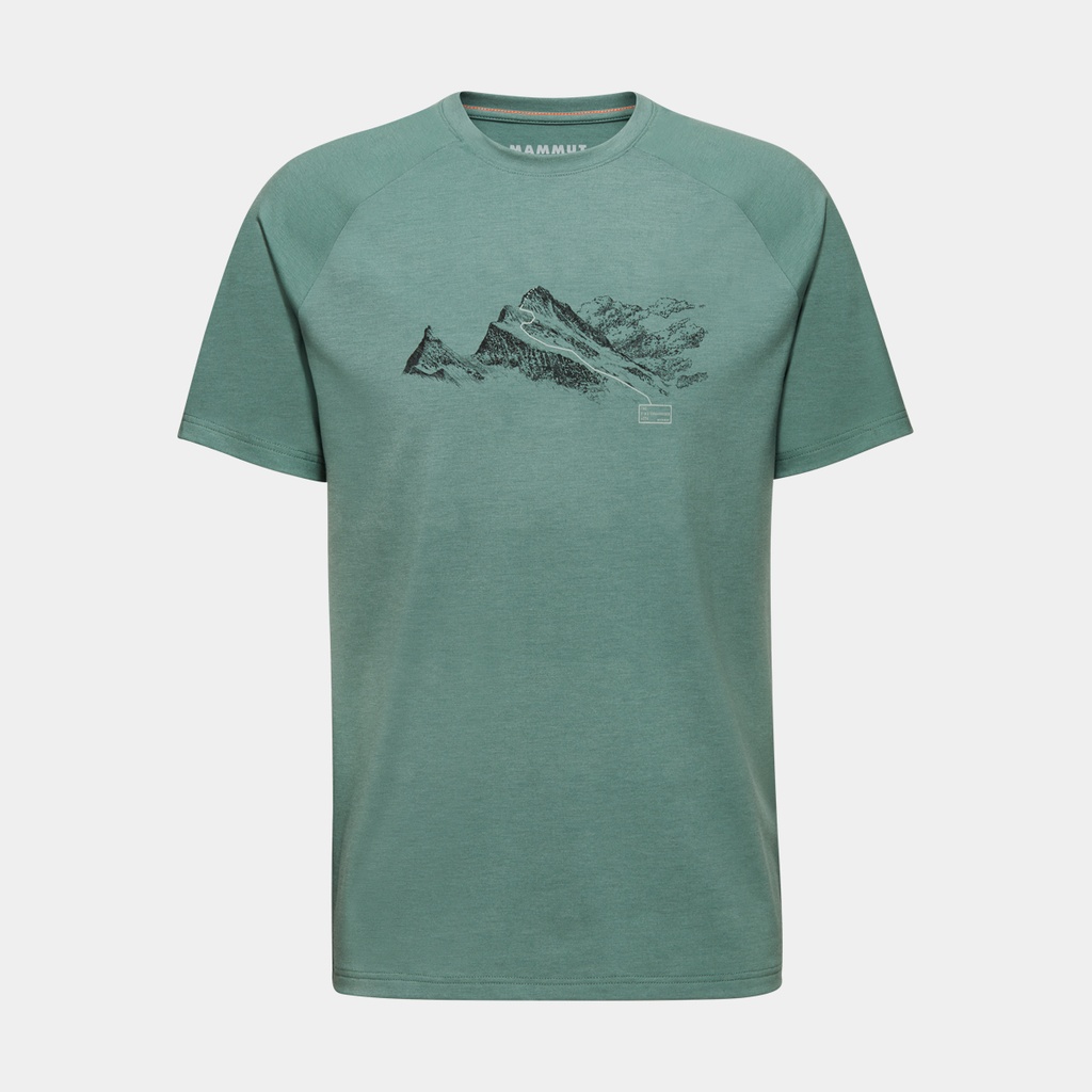 Mountain T-Shirt Finsteraarhorn Dark Jade