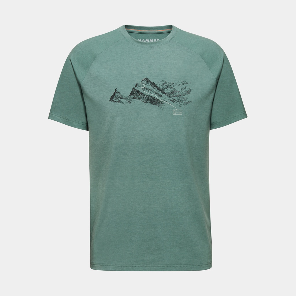 Mountain T-Shirt Finsteraarhorn Dark Jade