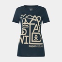 Stay Wild Tee Women Blueberry / Semolina