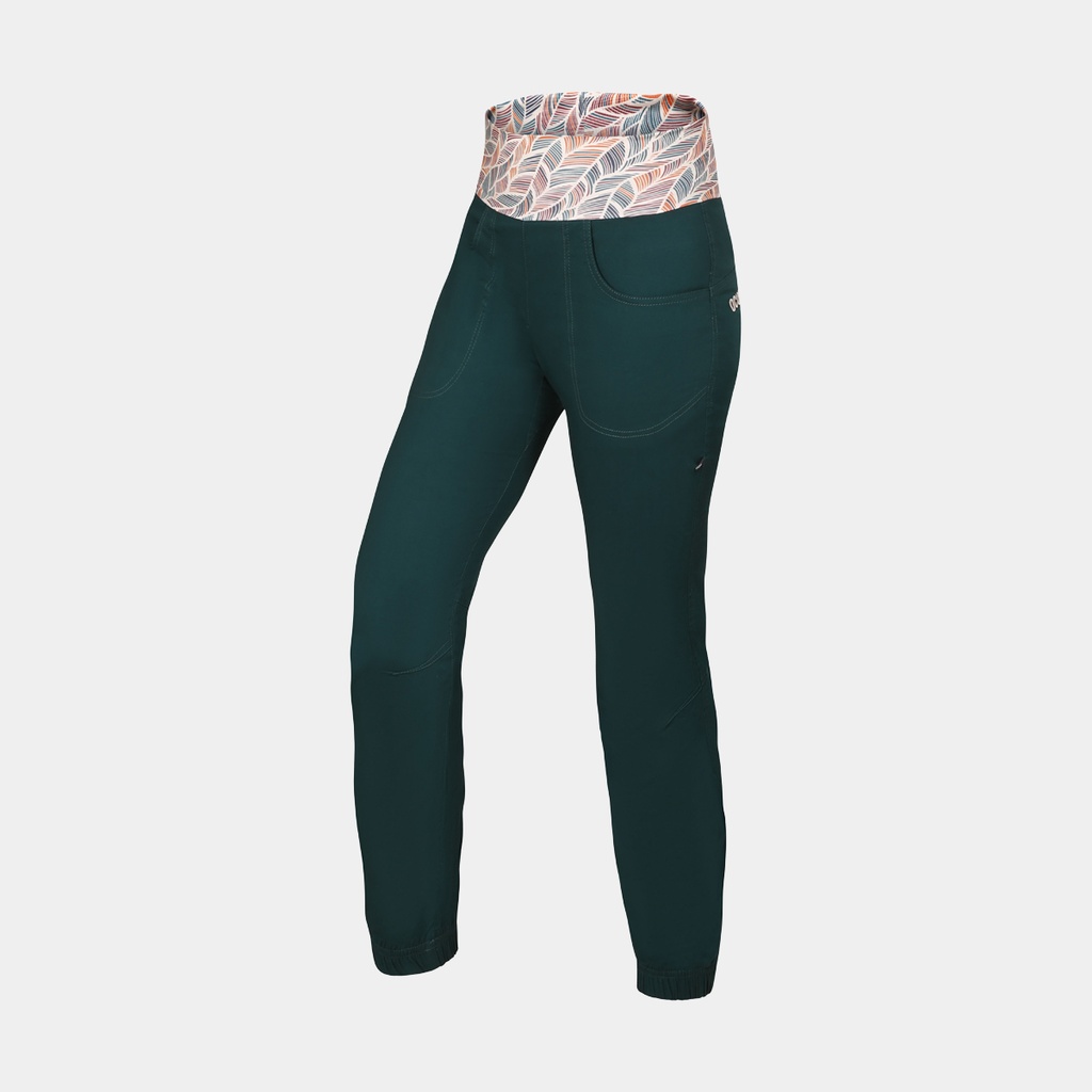 Sansa Pants Women Green Deep Teal