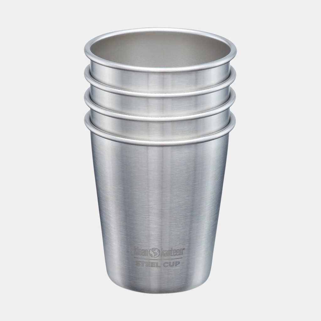 Pint Cup 10oz (296ml) 4Pack Brushed Stainless