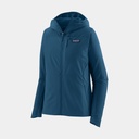 R1 Fleece CrossStrata Hoody Women Lagom Blue