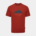 Crimp Reflection Tee Tuscan Red