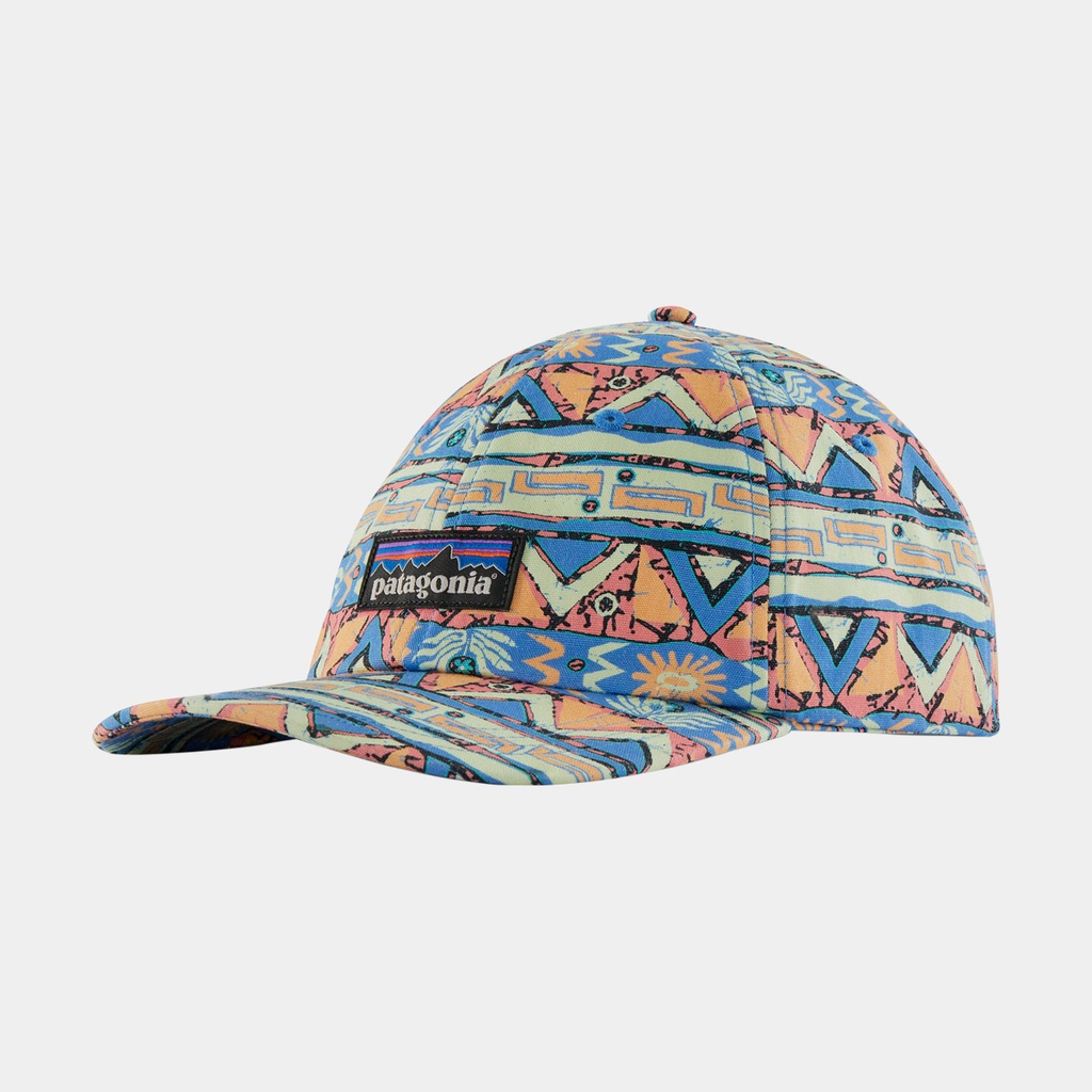 P-6 Label Trad Cap High Hopes Geo Small: Salamander Green
