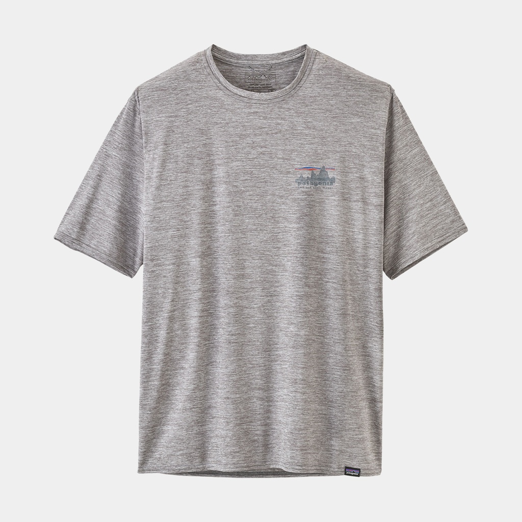 Capilene Cool Daily Graphic Shirt '73 Skyline: Feather Grey